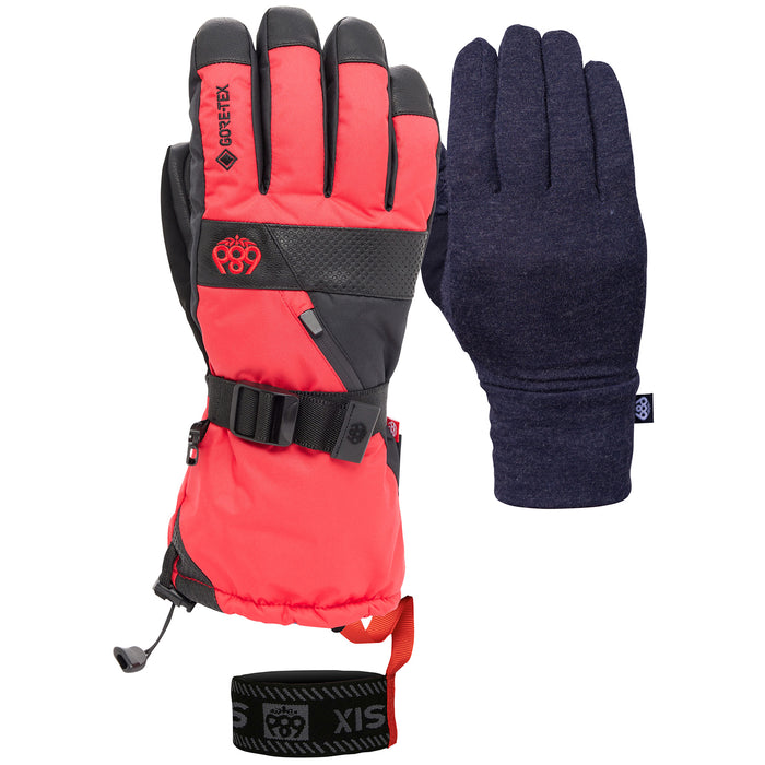 686 GORE-TEX Smarty 3-in-1 Gauntlet Gloves True Red