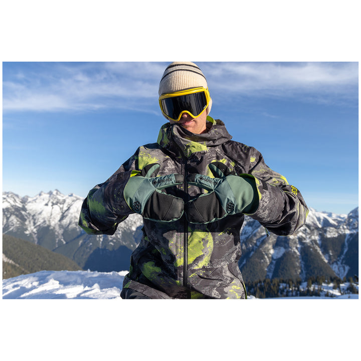 686 GORE-TEX Linear Trigger Mittens Cypress Green