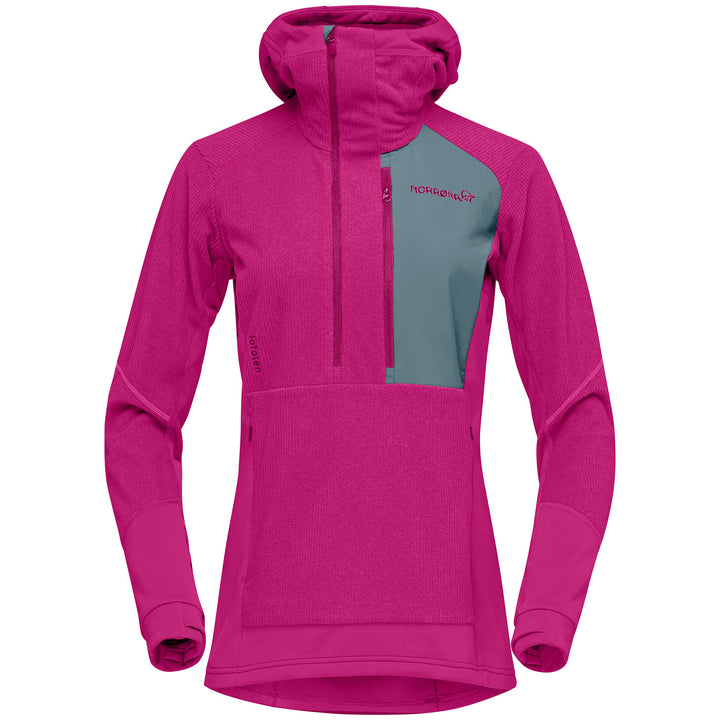 Norrona Lofoten Thermal Pro Hood - Women's Festival Fuchsia