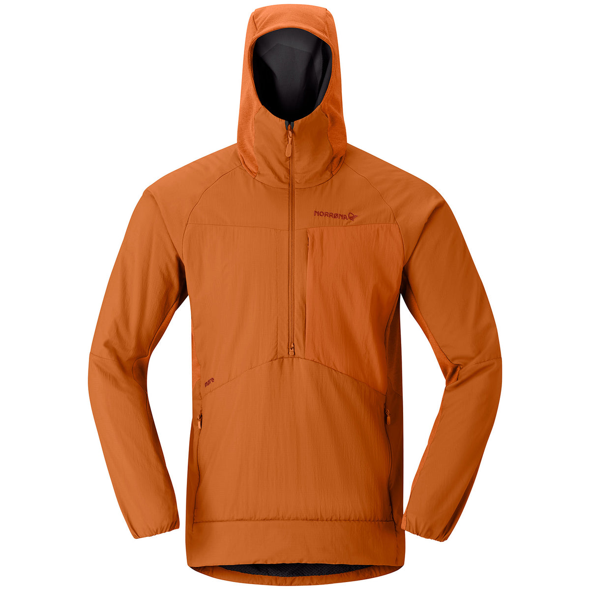Norrona Møre Octa Zip Hood - Men's Gold Flame