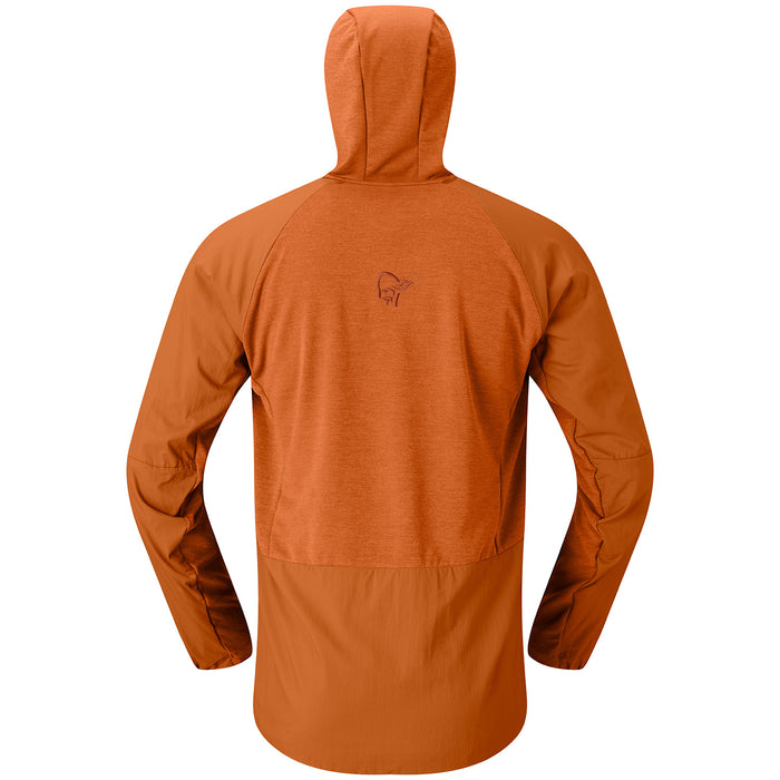 Norrona Møre Octa Zip Hood - Men's Gold Flame