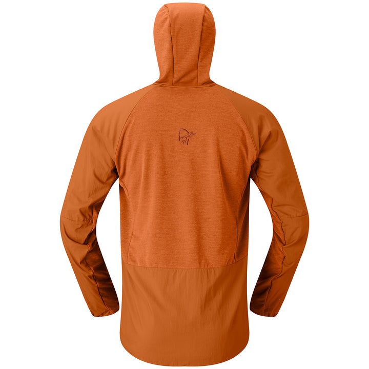 Norrona Møre Octa Zip Hood - Men's Gold Flame