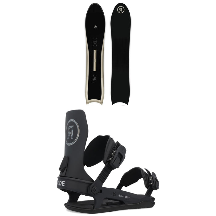 Ride Peace Seeker Snowboard + C-6 Snowboard Bindings 2025