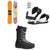 Ride Kink Snowboard + C-6 Snowboard Bindings + Fuse Snowboard Boots 2025