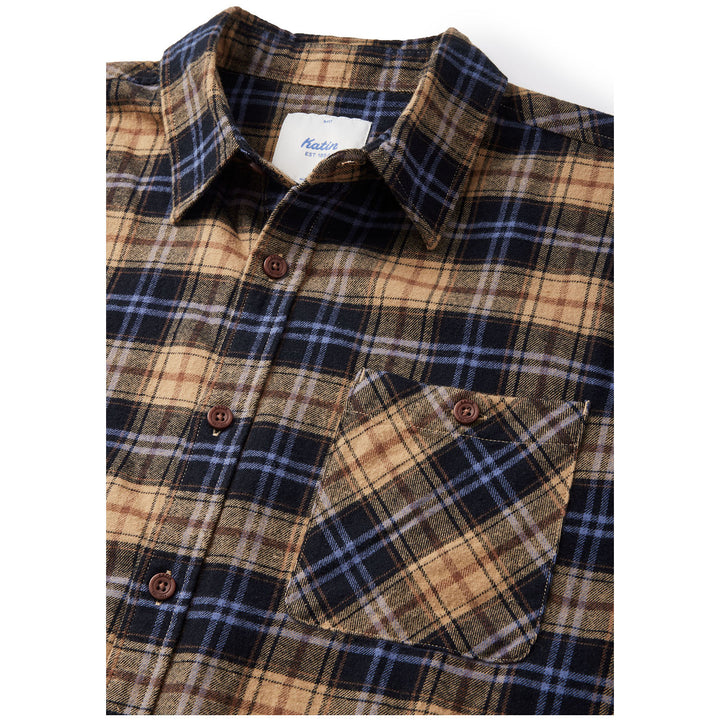 Katin Derek Flannel - Men's Polar Navy