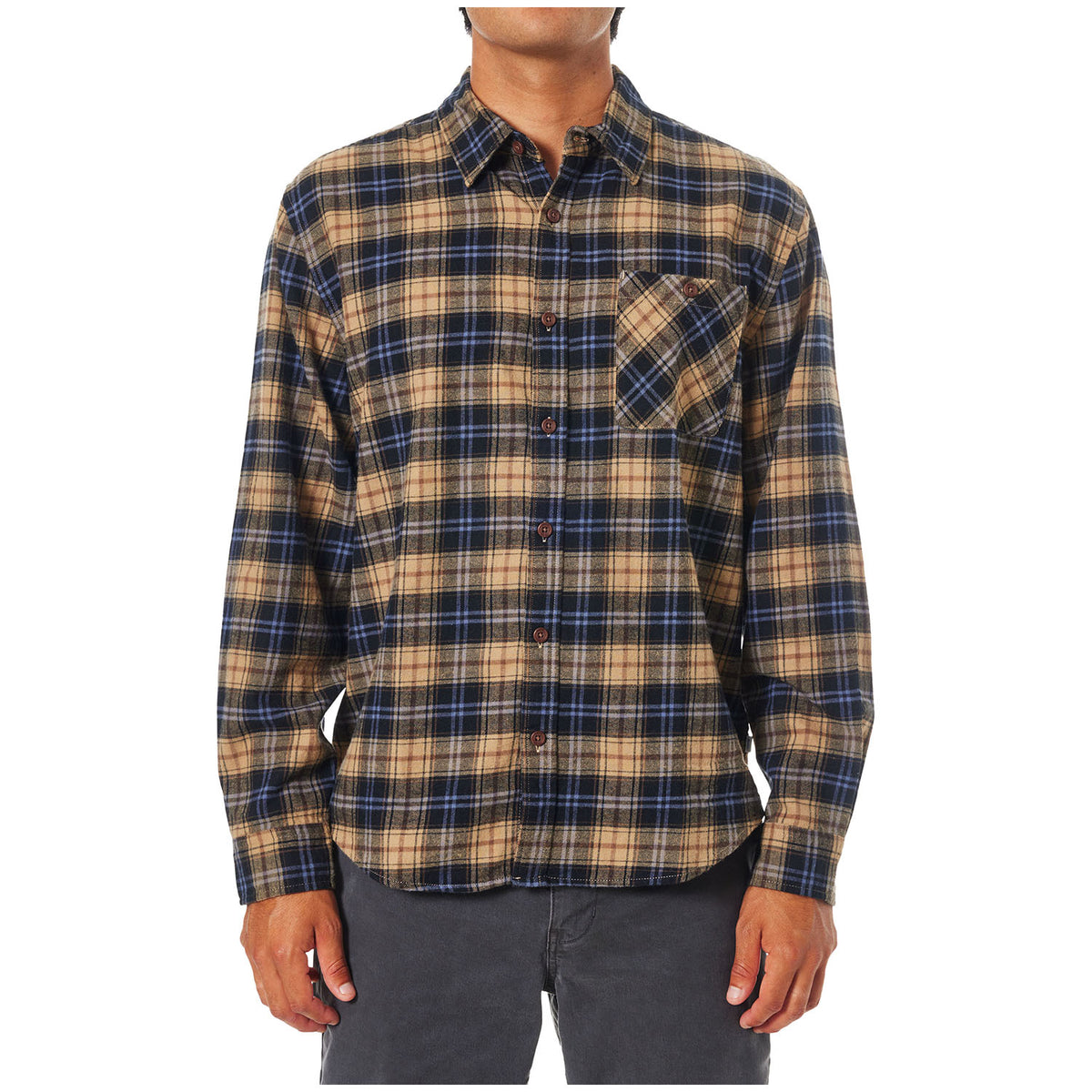Katin Derek Flannel - Men's Polar Navy