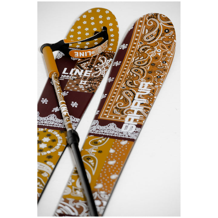 Line Skis Paintbrush Adjustable Ski Poles 2025 Tan