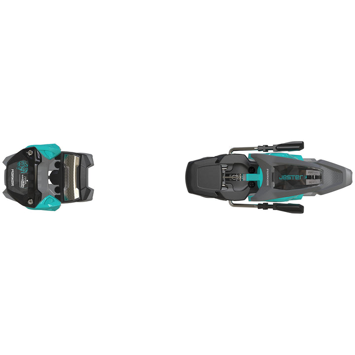 Marker Jester 16 ID Ski Bindings Gray/Turquoise