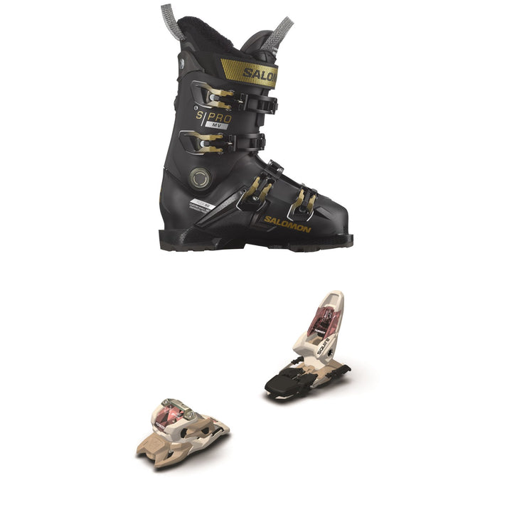 Salomon S/Pro MV 90 Ski Boots - Women's + Marker Squire 11 Ski Bindings