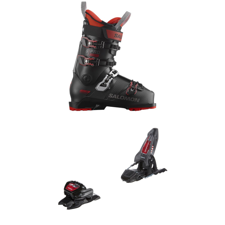 Salomon S/Pro Alpha 100 Ski Boots + Marker Griffon 13 ID Ski Bindings
