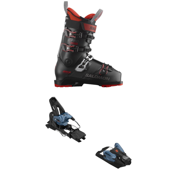 Salomon S/Pro Alpha 100 Ski Boots + Salomon Strive 14 GW Ski Bindings