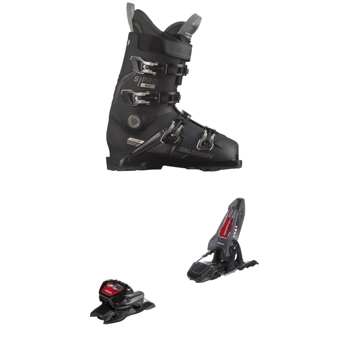 Salomon S/Pro MV 100 Ski Boots 2024 + Marker Griffon 13 ID Ski Bindings