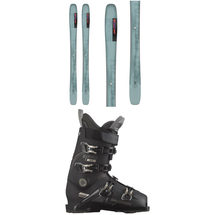 Salomon QST 98 Skis + Salomon S/Pro MV 100 Ski Boots