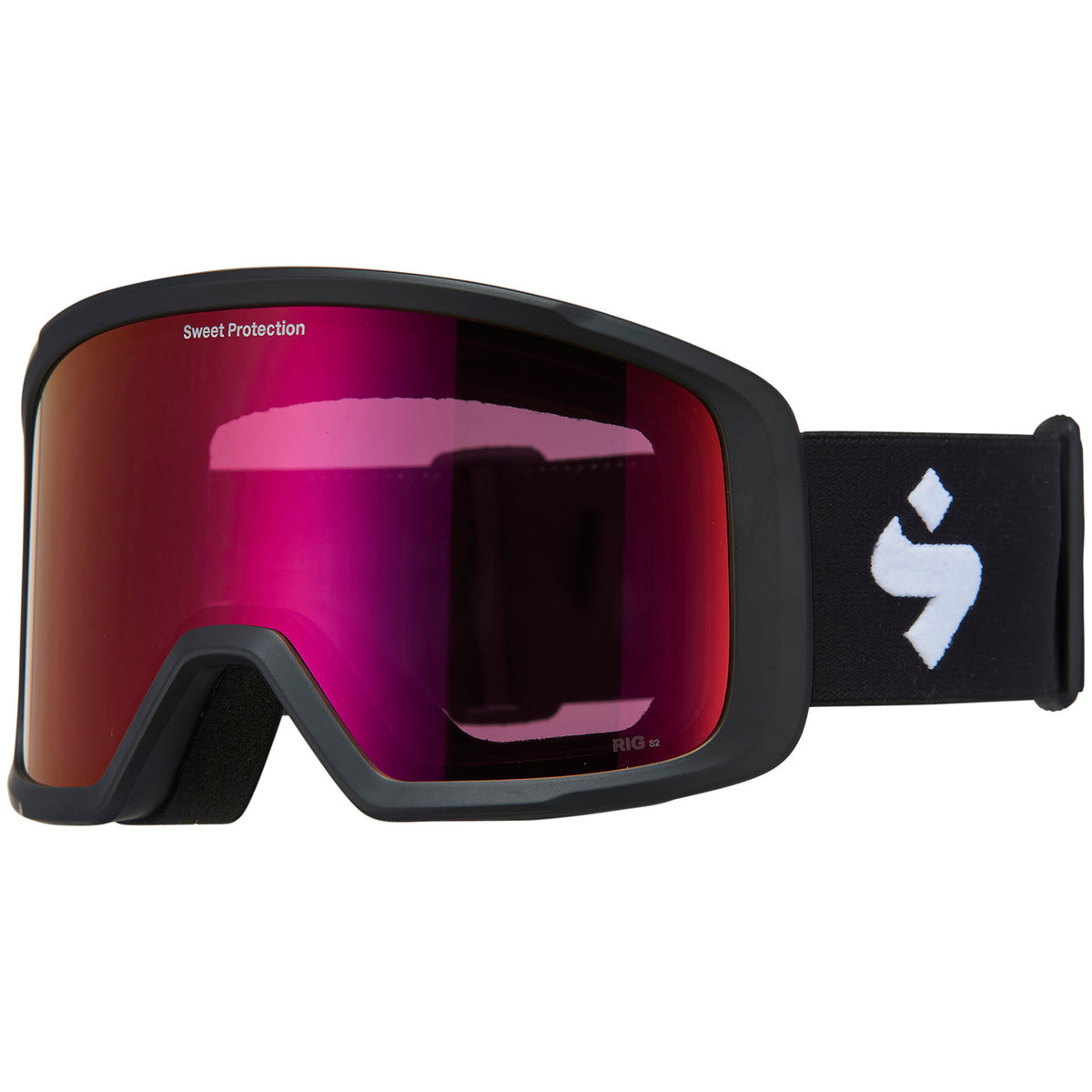 Sweet Protection Firewall RIG Reflect Low Bridge Fit Goggles Matte Black/Black/Rig Bixbite