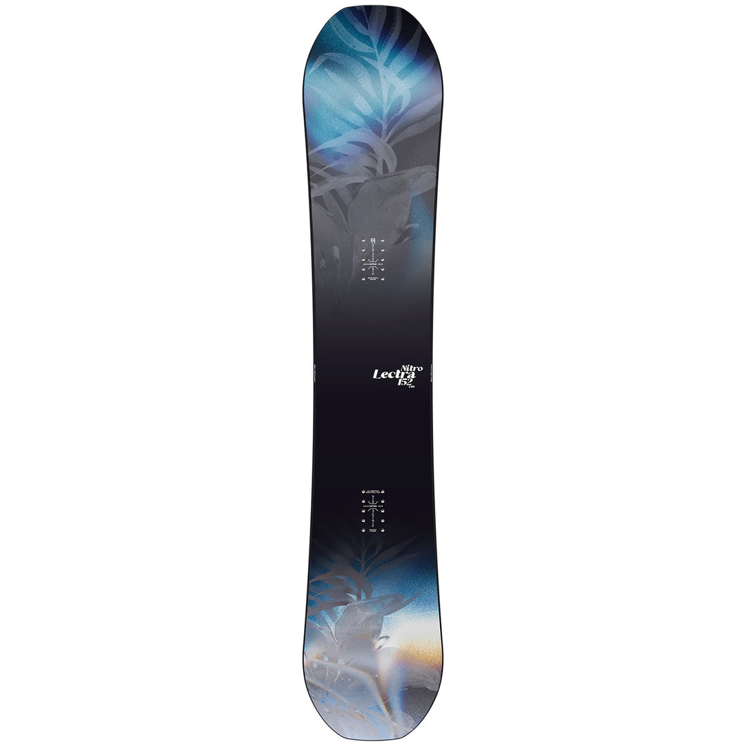 nitro lectra snowboard - womens 2022 Brush ride board that can handle a variety of conditions on the mountain Nitro Lectra Leaf Cam-Out Snowboard