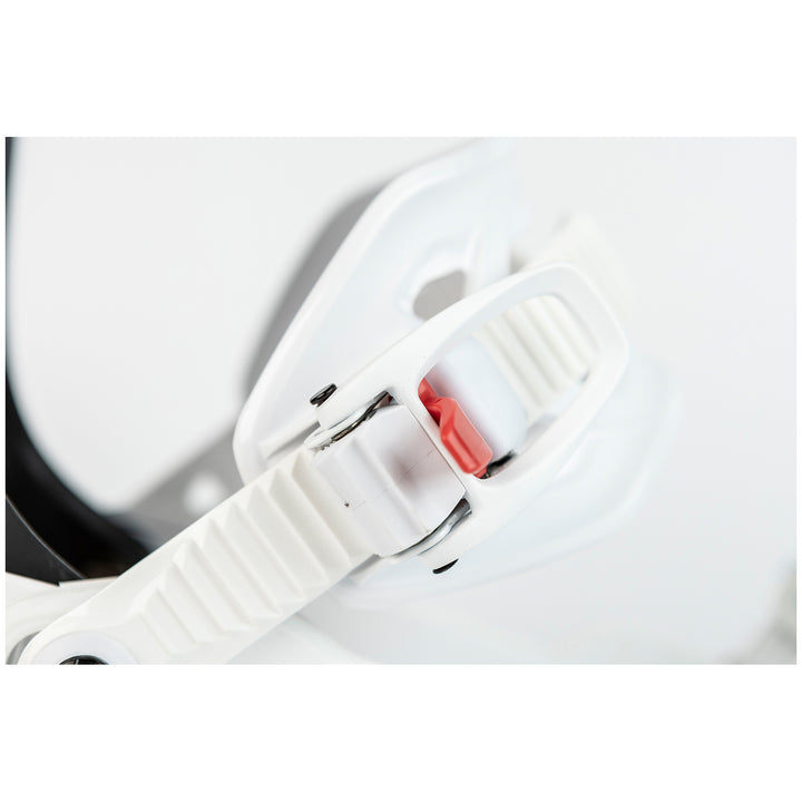 Nitro One Snowboard Bindings 2025 Black/White/Red