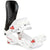 Nitro One Snowboard Bindings 2025 Black/White/Red