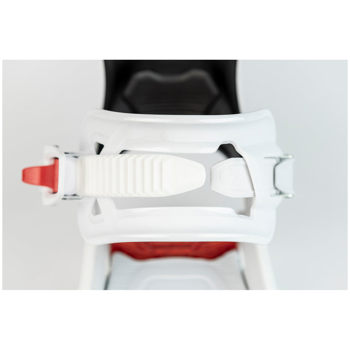 Nitro One Snowboard Bindings 2025 Black/White/Red