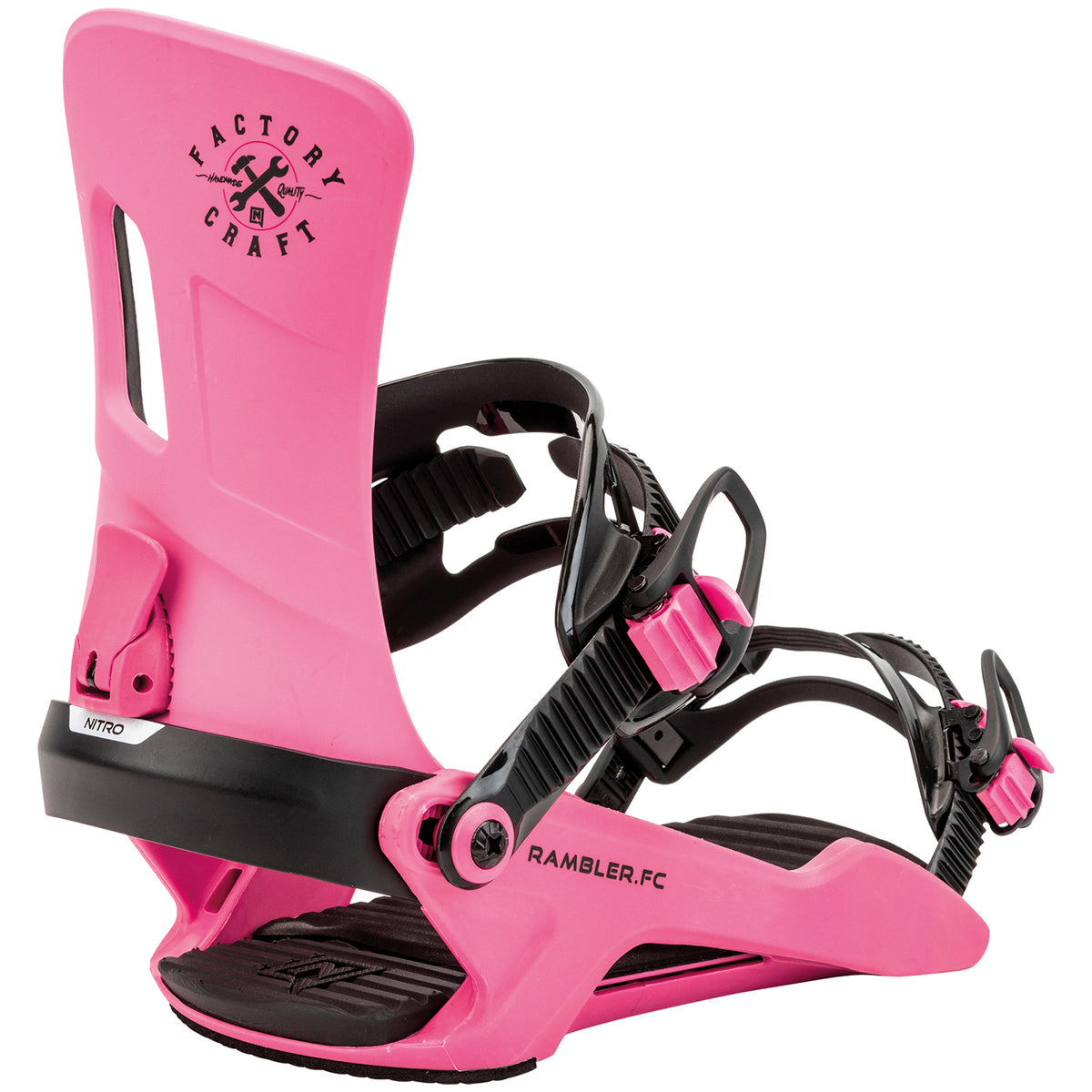 Nitro Rambler Snowboard Bindings 2025 Factory Craft