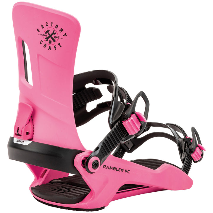 Nitro Rambler Snowboard Bindings 2025 Factory Craft