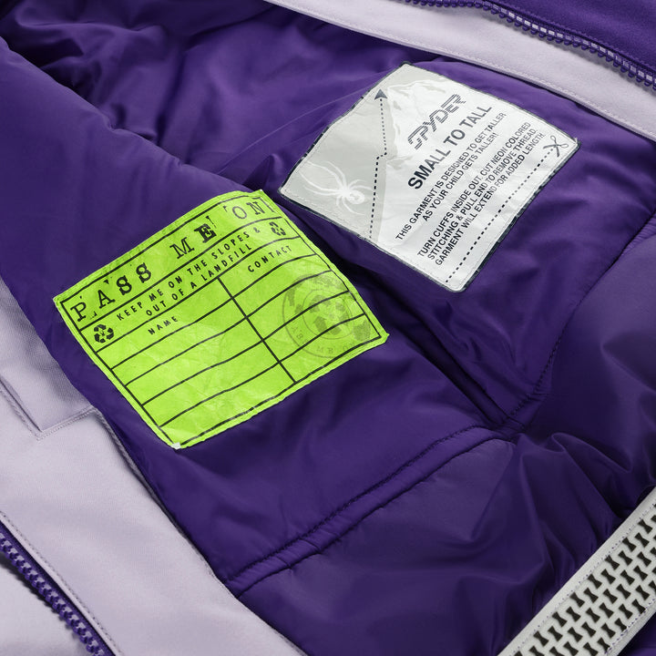 Spyder Conquer Jacket - Toddler Girls' Purple Flash