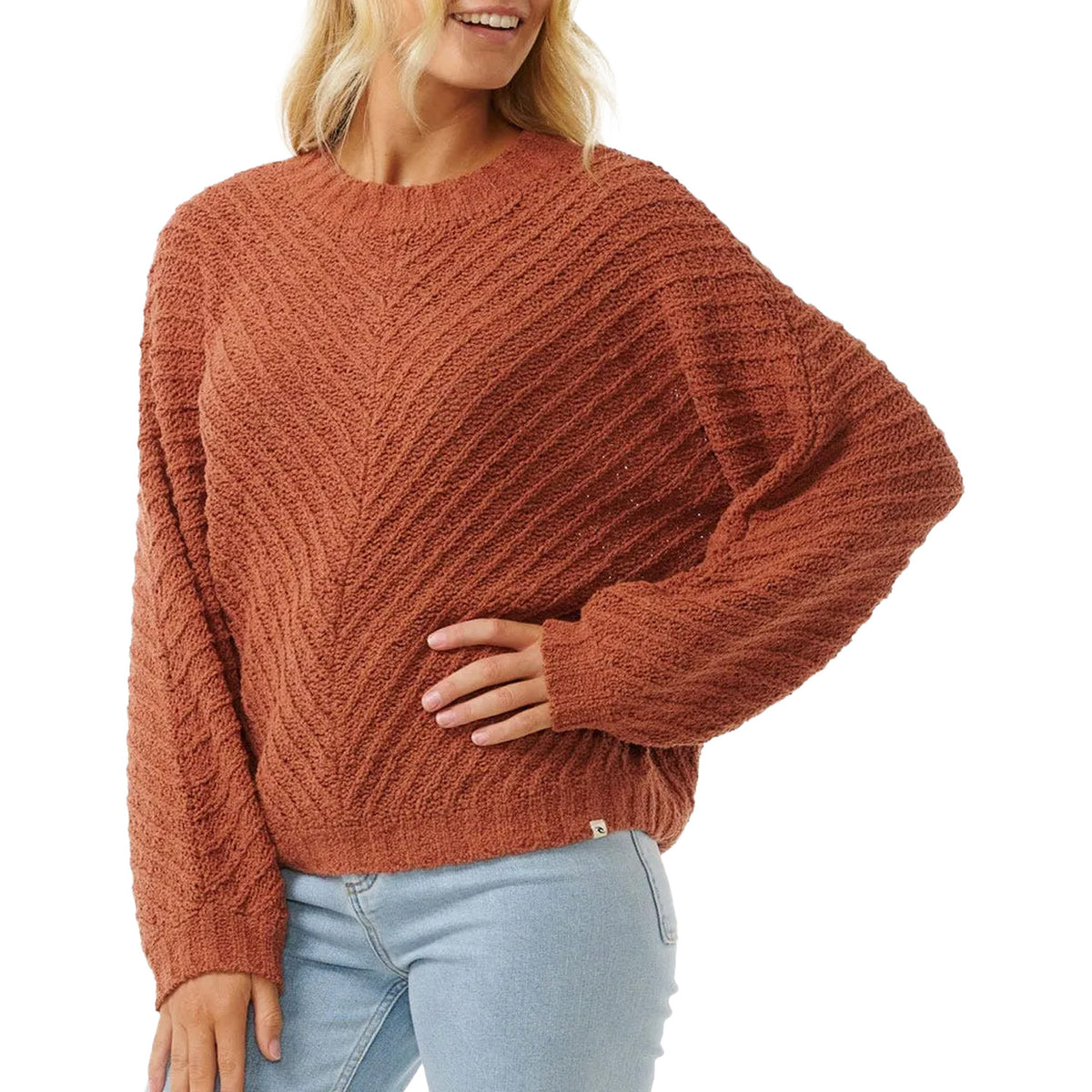 Rip Curl Classic Surf Knit Crew - Women's Rust