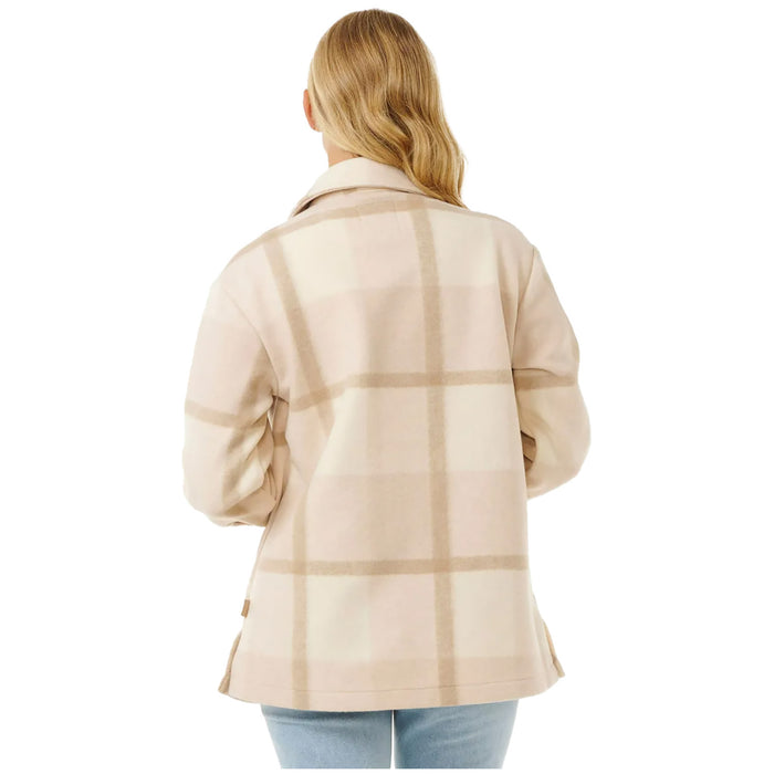 Rip Curl Soleil Check Shacket - Women's Natural