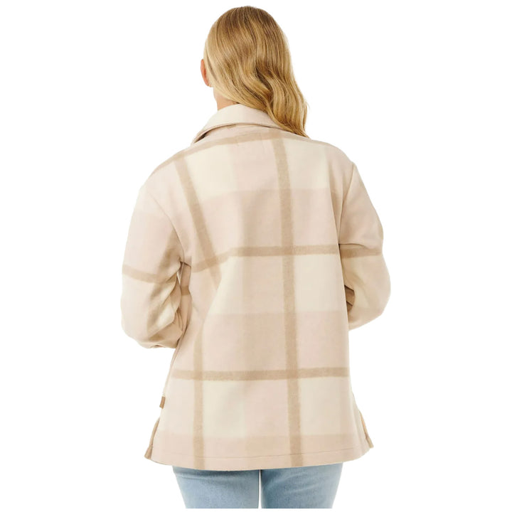 Rip Curl Soleil Check Shacket - Women's Natural