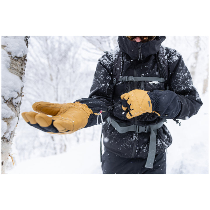 Oyuki Arashi Guide GORE-TEX Gloves Desert Tan/Asphalt