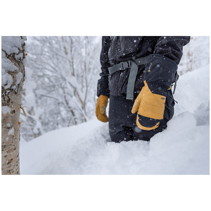 Oyuki Arashi Guide GORE-TEX Mittens Desert Tan/Asphalt