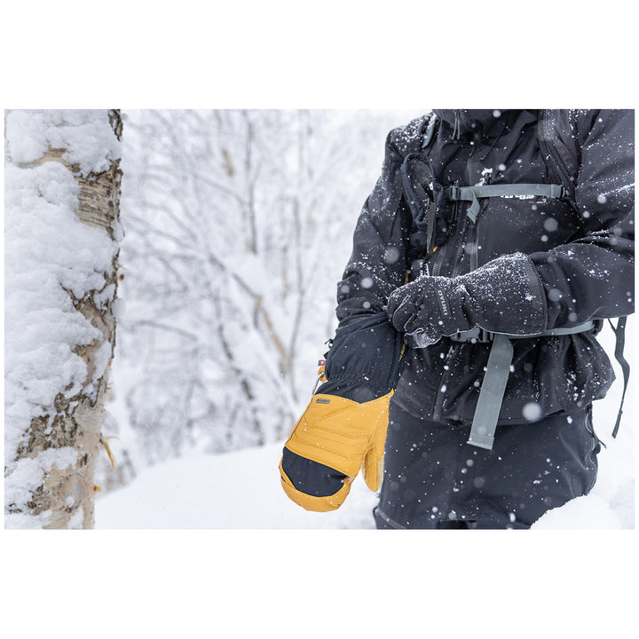 Oyuki Arashi Guide GORE-TEX Mittens Desert Tan/Asphalt