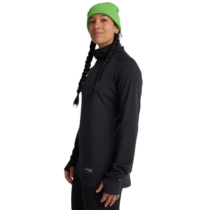 Oyuki Hitatech Funnel Neck Longsleeve - Women's Black