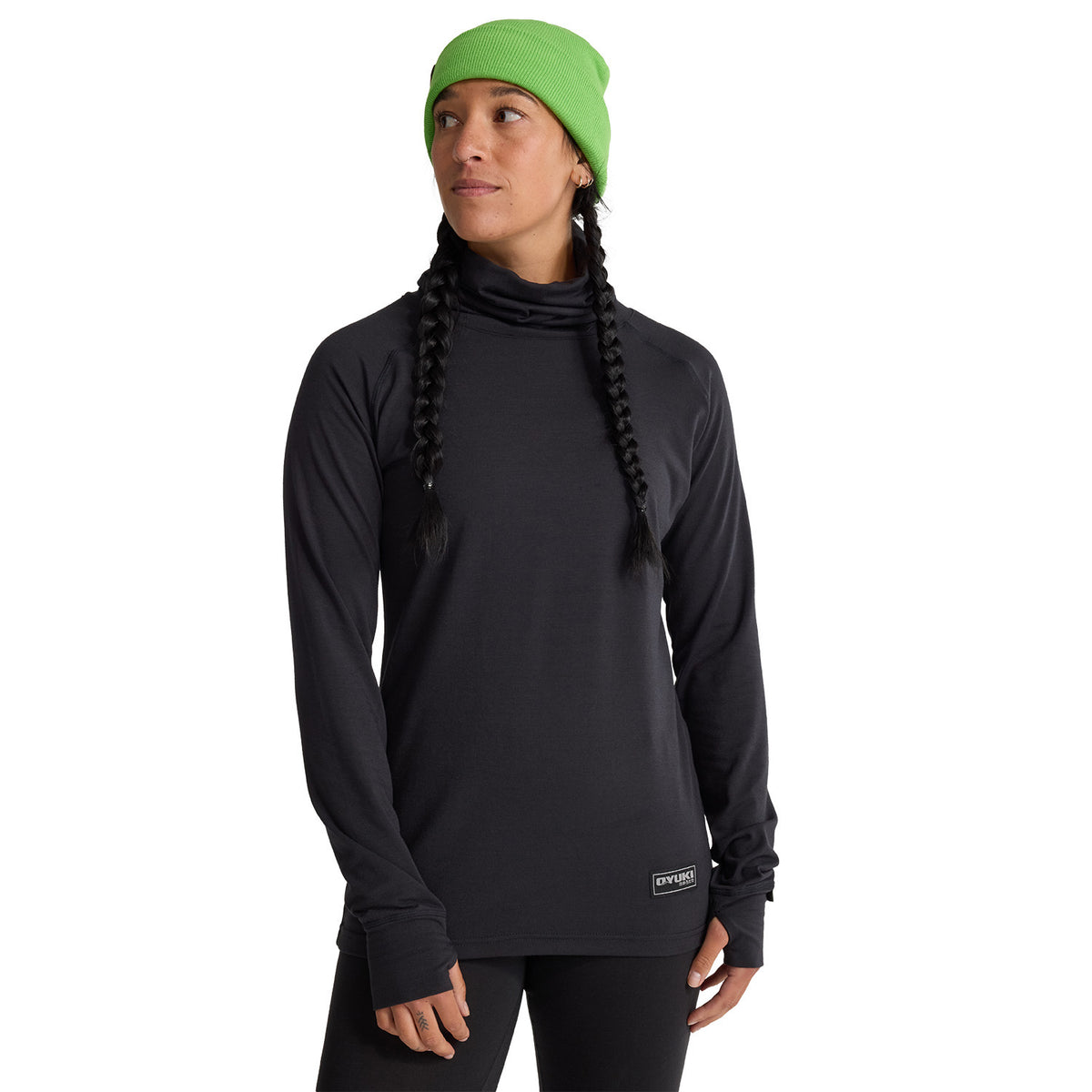 Oyuki Hitatech Funnel Neck Longsleeve - Women's Black