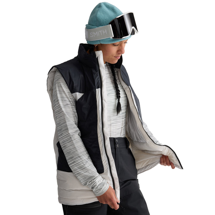 Oyuki Toya Down Insulator Vest - Unisex Chalk/Black