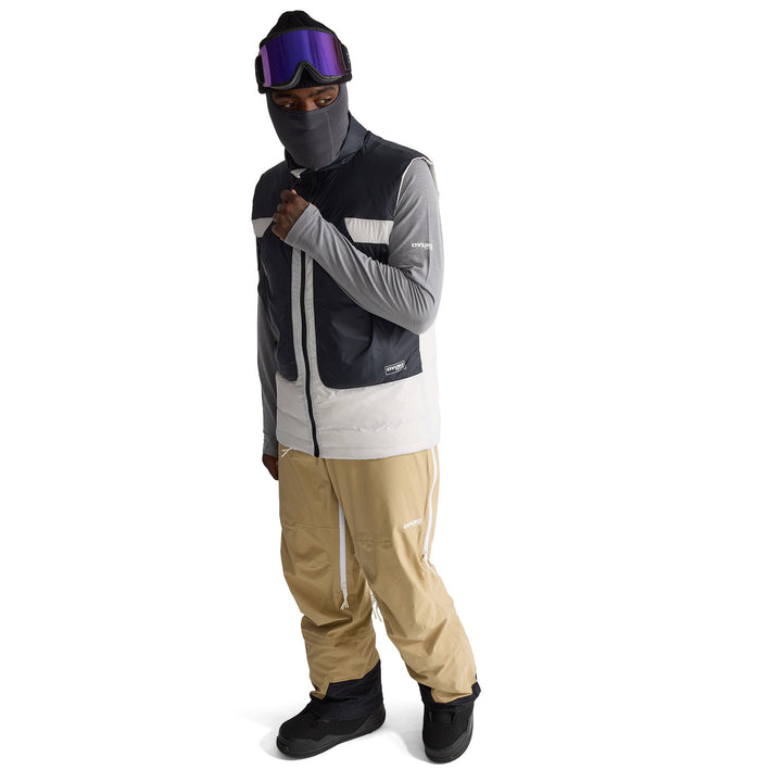 Oyuki Toya Down Insulator Vest - Unisex Chalk/Black