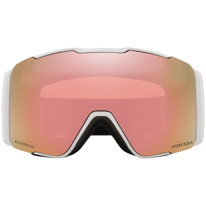 Oakley Line Miner Pro M Low Bridge Fit Goggles Matte White/Prizm Sapphire Iridium+Prizm Rose Gold Iridium