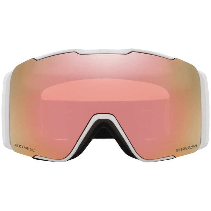 Oakley Line Miner Pro M Low Bridge Fit Goggles Matte White/Prizm Sapphire Iridium+Prizm Rose Gold Iridium