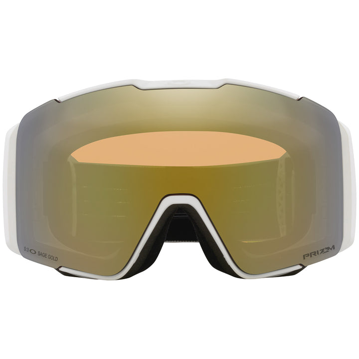 Oakley Line Miner Pro L Goggles Matte White/Prizm Sapphire Iridium+Prizm Sage Gold