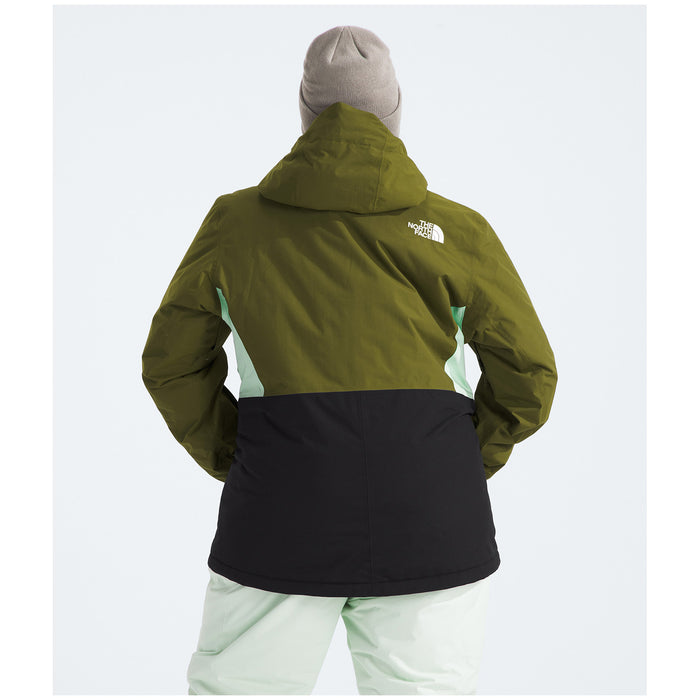 The North Face Freedom Insulated Plus Jacket - Women's Forest Olive/Pale Green/TNF Black