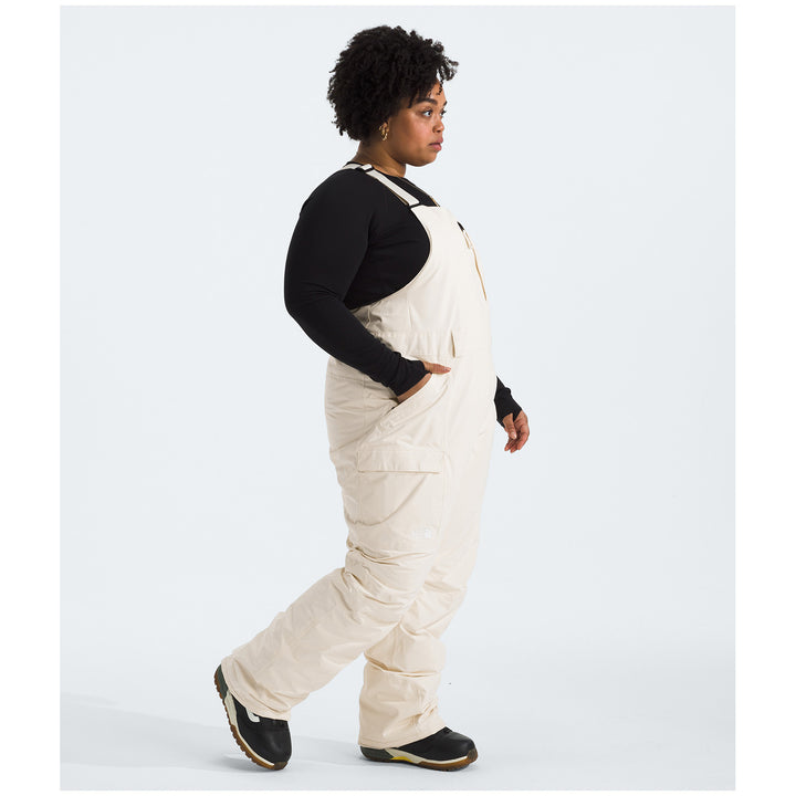 The North Face Freedom Insulated Plus Bibs - Women's White Dune