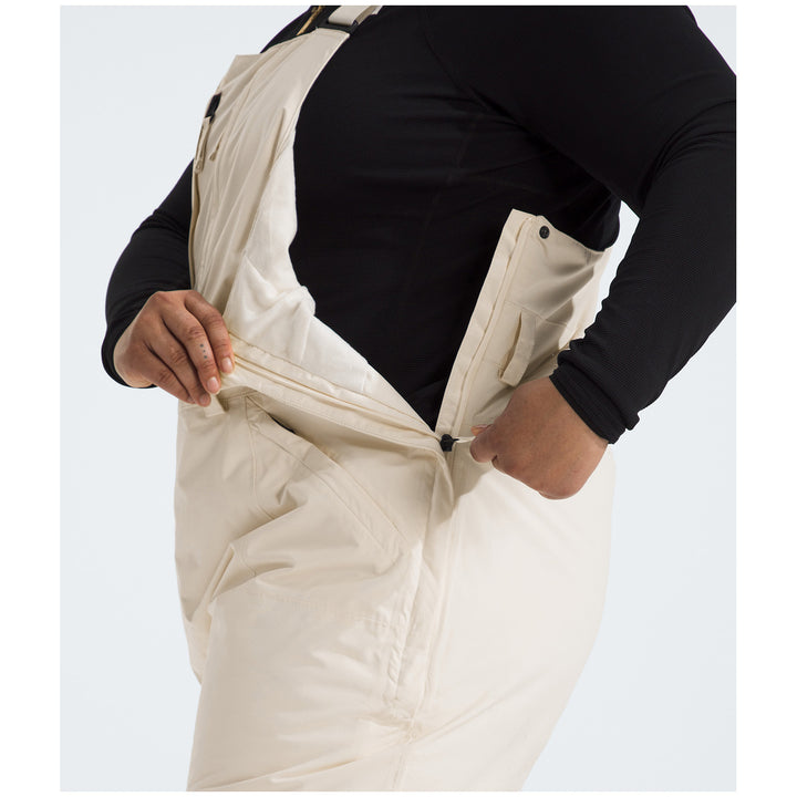 The North Face Freedom Insulated Plus Bibs - Women's White Dune
