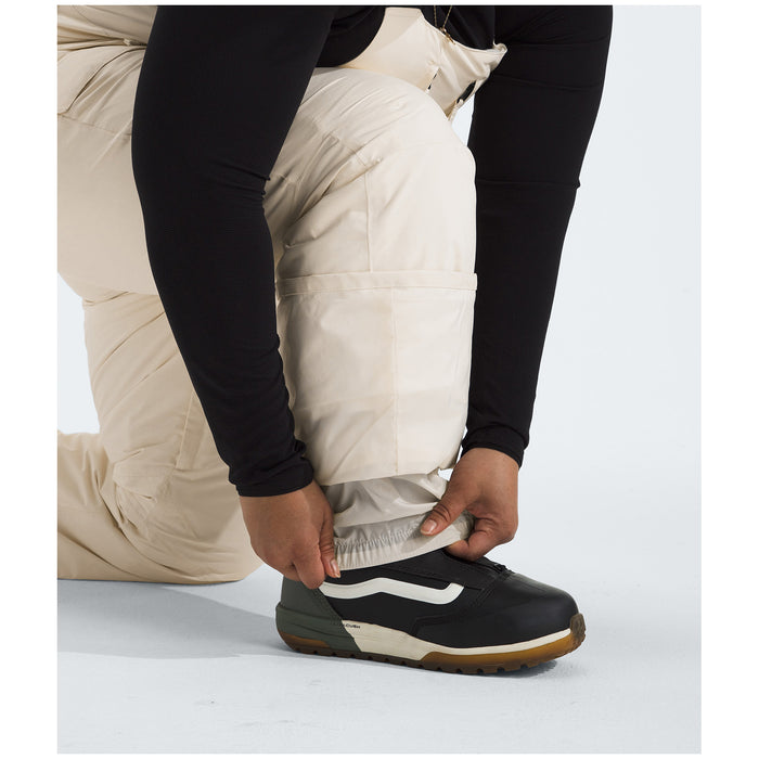 The North Face Freedom Insulated Plus Bibs - Women's White Dune