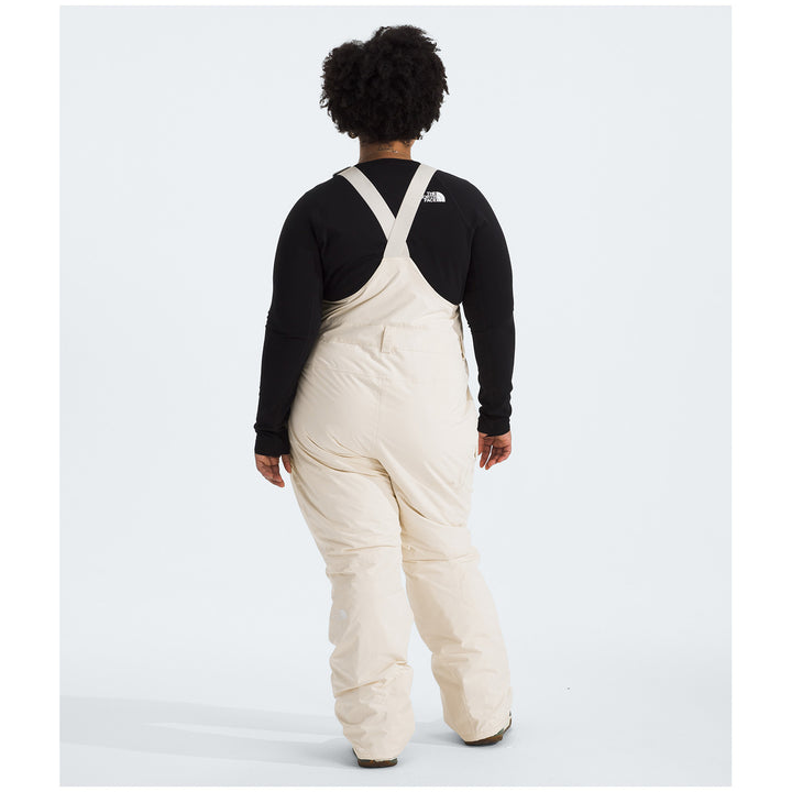 The North Face Freedom Insulated Plus Short Bibs - Women's White Dune