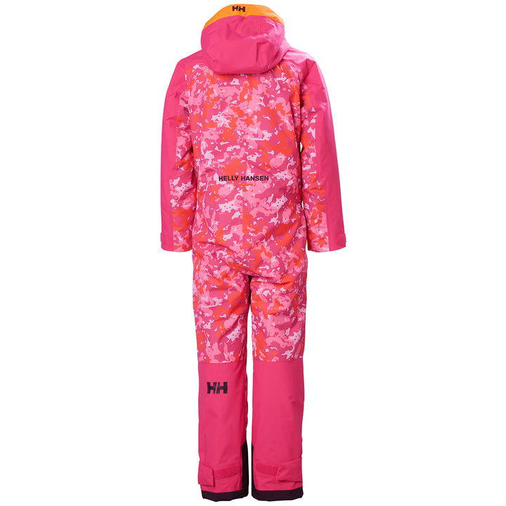 Helly Hansen Fly High 2.0 Ski Suit - Kids' Dragon Fruit Splash Camo AOP