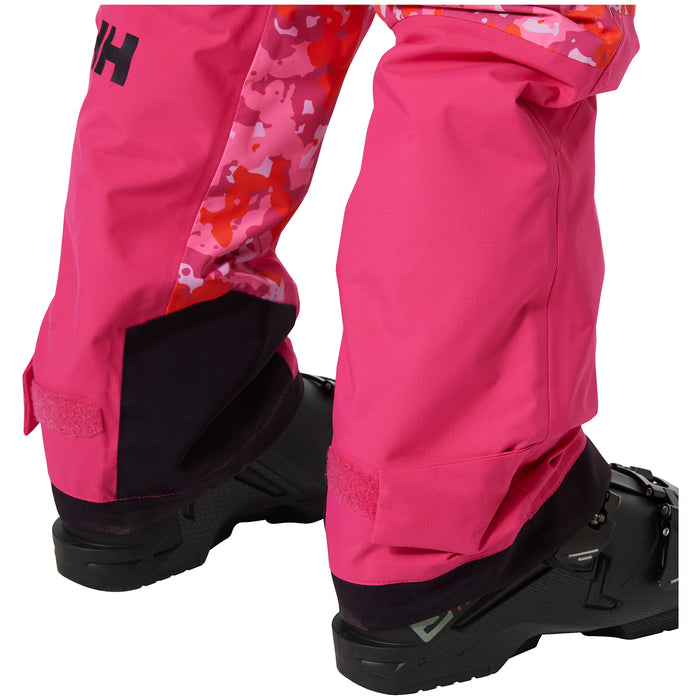 Helly Hansen Fly High 2.0 Ski Suit - Kids' Dragon Fruit Splash Camo AOP