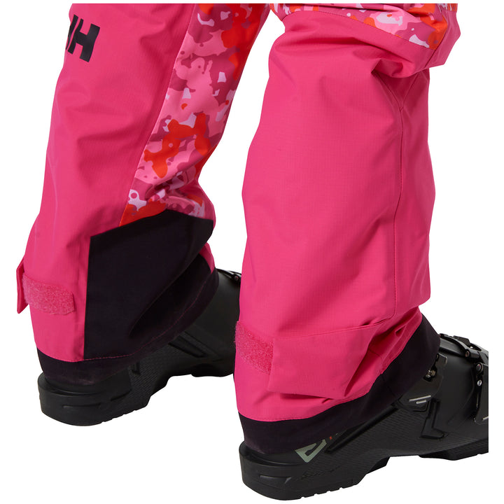 Helly Hansen Fly High 2.0 Ski Suit - Kids' Dragon Fruit Splash Camo AOP