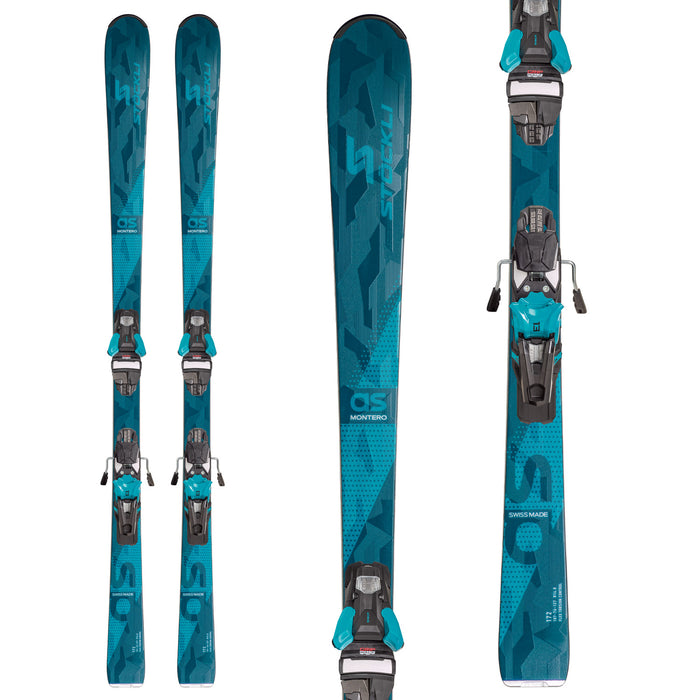 Stöckli Montero AS Skis + Strive 13D Bindings 2025
