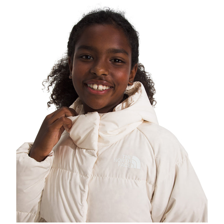 The North Face North Down Hooded Jacket - Girls' White Dune