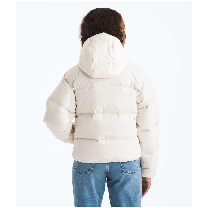 The North Face North Down Hooded Jacket - Girls' White Dune