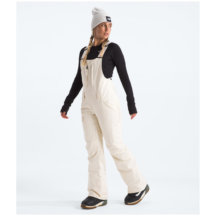 The North Face Freedom Insulated Tall Bibs - Women's White Dune